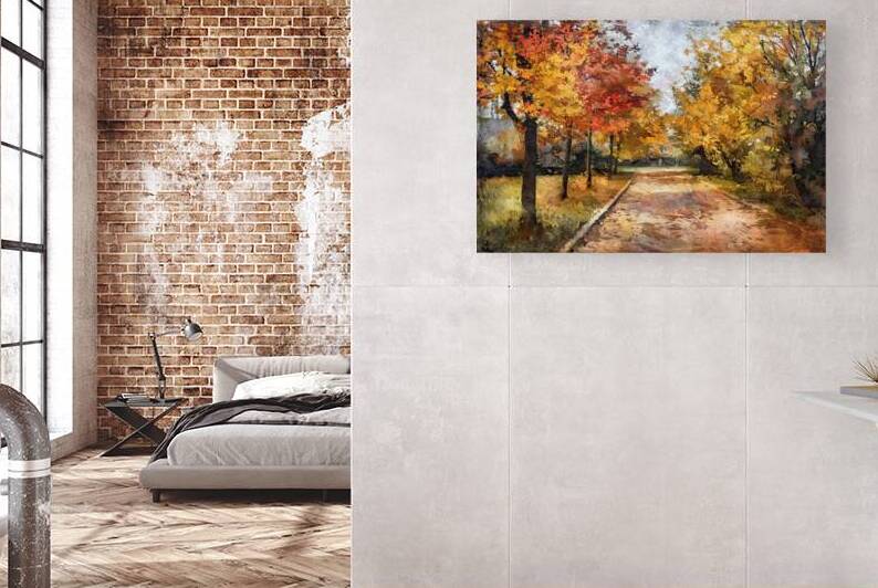 Autumn Pathway Glow 92HJ8P 51 by Abstract Rebellion
