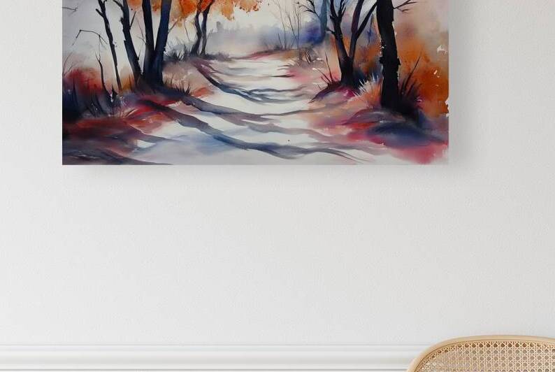 Autumn Pathway Glow Y39ZN 48 by Abstract Rebellion