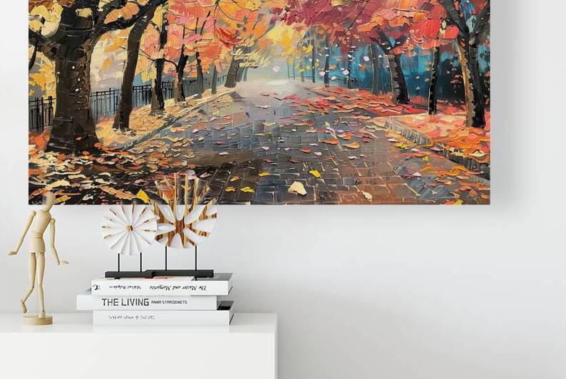Autumn Pathway Serene 2H9N3Z 58 by Abstract Rebellion