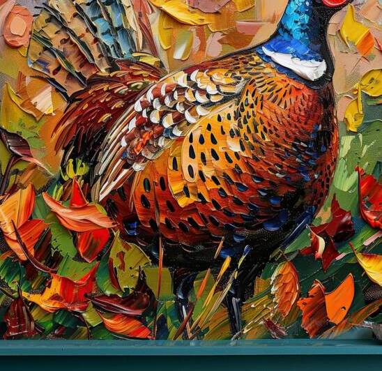 Autumn Pheasant  Majesty H2N9P2 59 by Abstract Rebellion