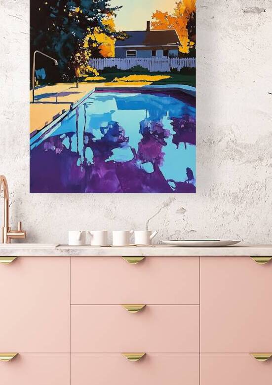 Autumn Pool Reflections H92N5Z 47 by Abstract Rebellion