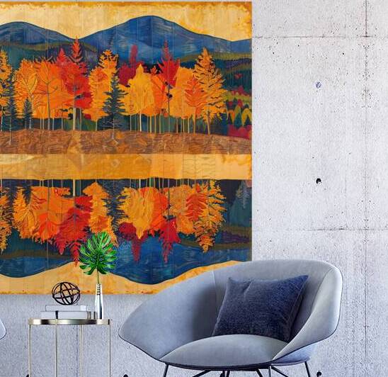 Autumn Reflection 8294HJ 47 by Abstract Rebellion