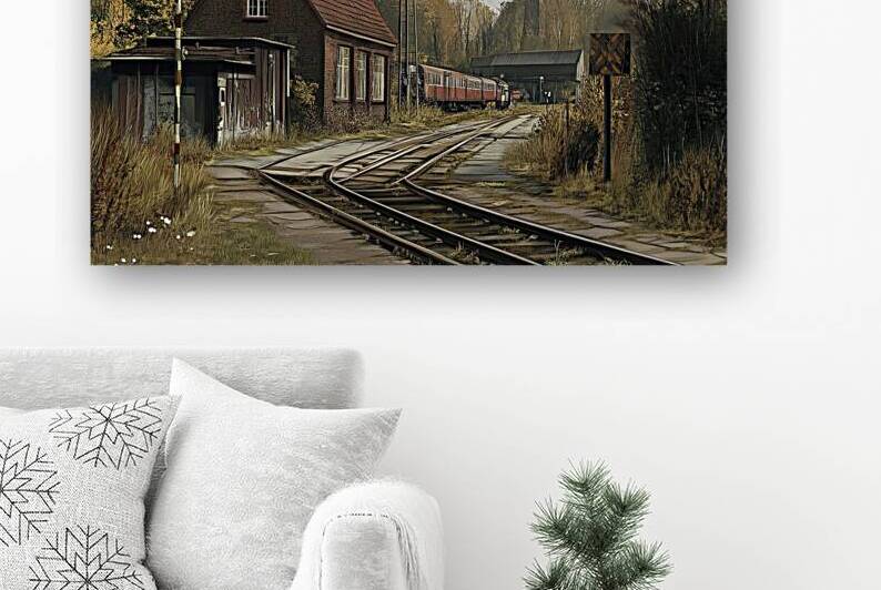 Autumn Rail Crossing 2J9D3H 57 by Abstract Rebellion