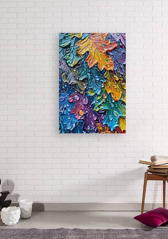 Autumn Rain Leaves H29PNZ 45 by Abstract Rebellion