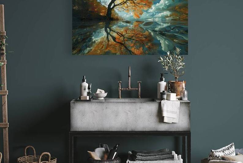 Autumn Reflections 2P9H7N 57 by Abstract Rebellion