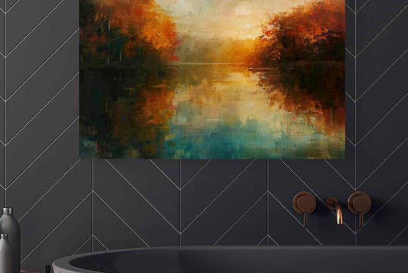 Autumn Reflections 9H2N3Z 58 by Abstract Rebellion