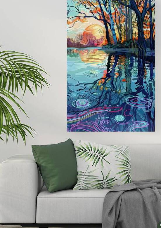 Autumn Reflections JH9N3Z 64 by Abstract Rebellion