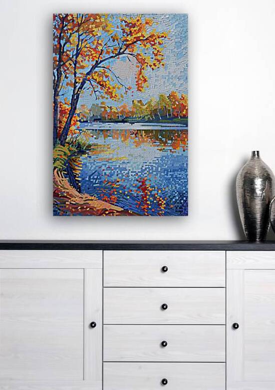 Autumn Reflections Mosaic H2N9P2 47 by Abstract Rebellion