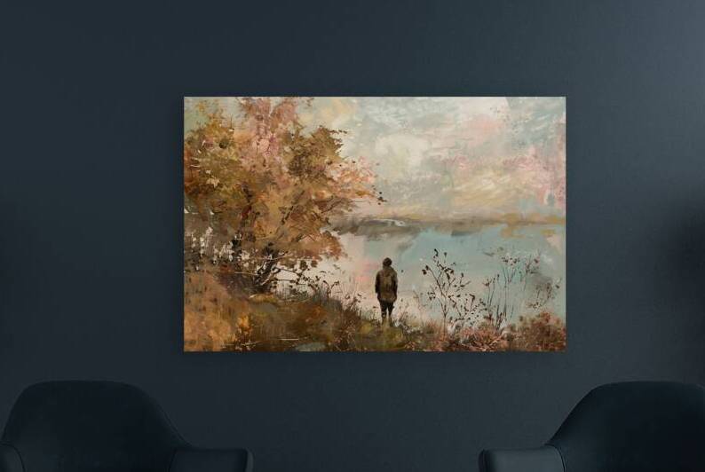 Autumn Reverie By The Lake H2N3P9 51 by Abstract Rebellion