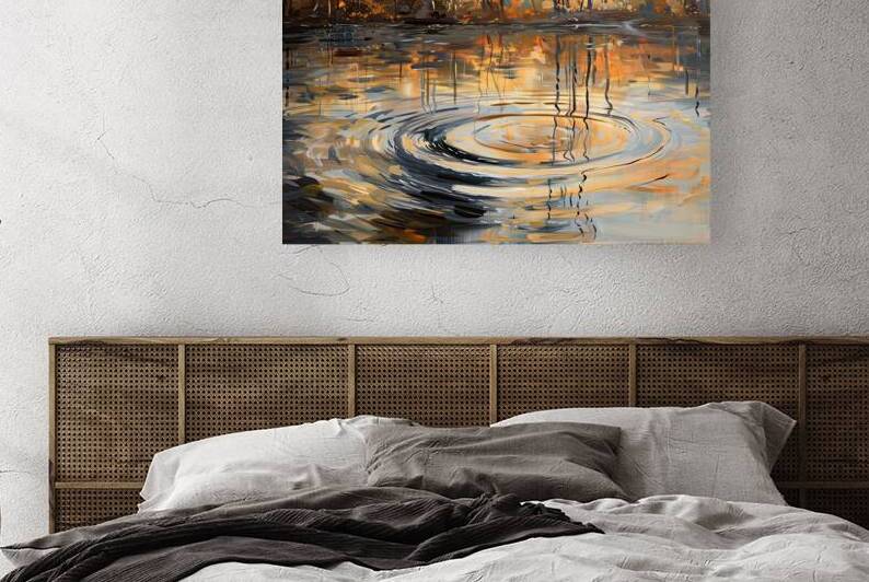 Autumn Ripples Reflected H2N9P4 50 by Abstract Rebellion