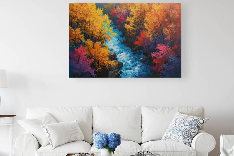 Autumn River Flow H2N9P2 63 by Abstract Rebellion