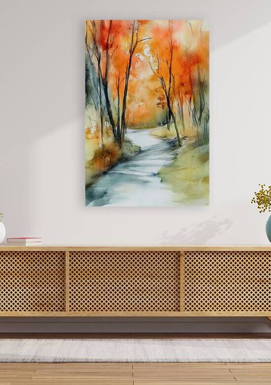 Autumn River Glow 9H2NJP 53 by Abstract Rebellion