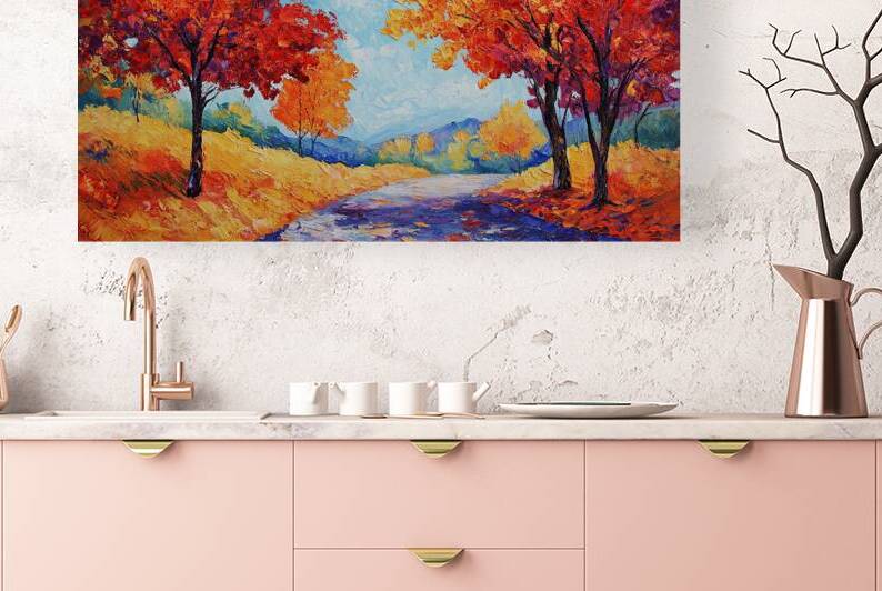 Autumn Road Home 29H4N6 50 by Abstract Rebellion