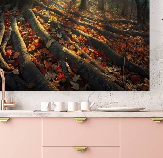 Autumn Roots Sunlight H42P9Z 68 by Abstract Rebellion