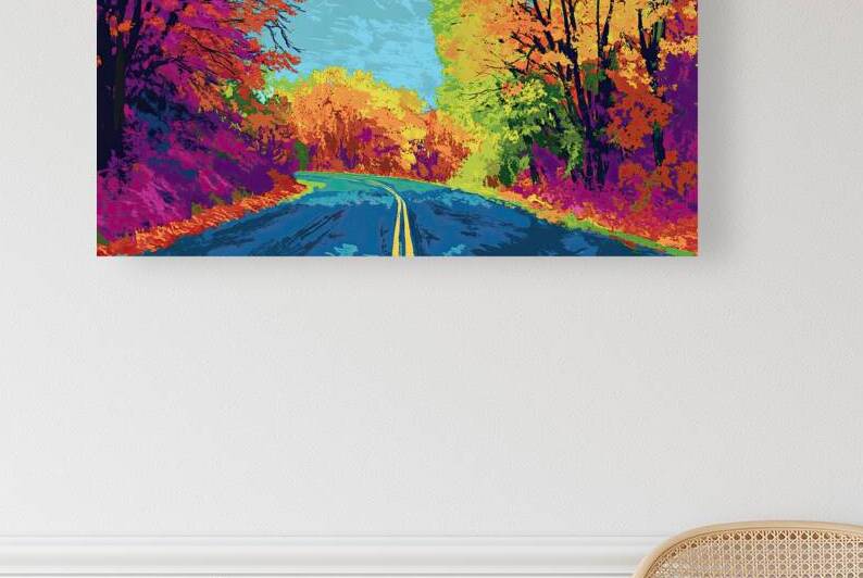 Autumn Road Vision 9J3N4Z 57 by Abstract Rebellion