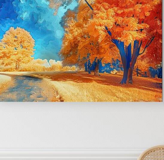 Autumn Sky Embrace H9P4N2 63 by Abstract Rebellion