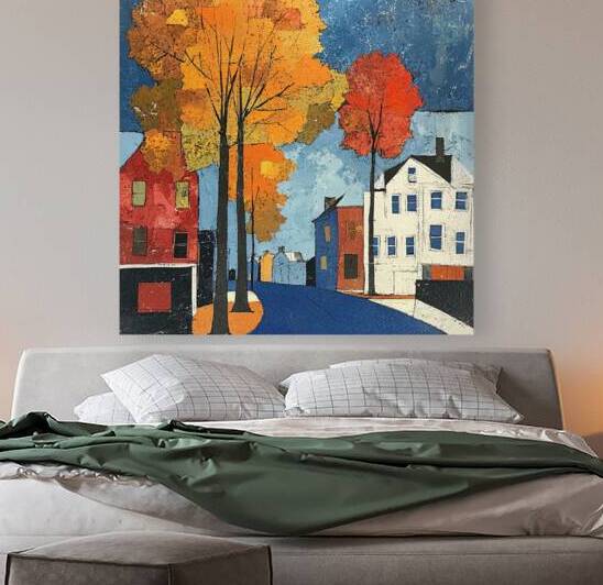 Autumn Street Scene H92N5Z 53 by Abstract Rebellion