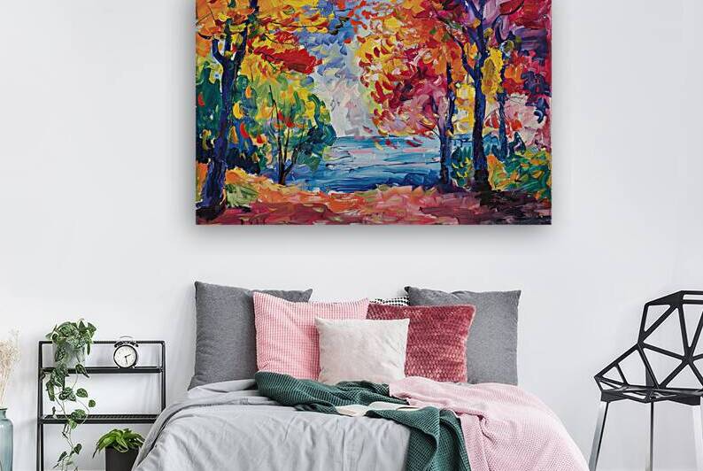 Autumn Symphony By The Lake J39H2N 65 by Abstract Rebellion