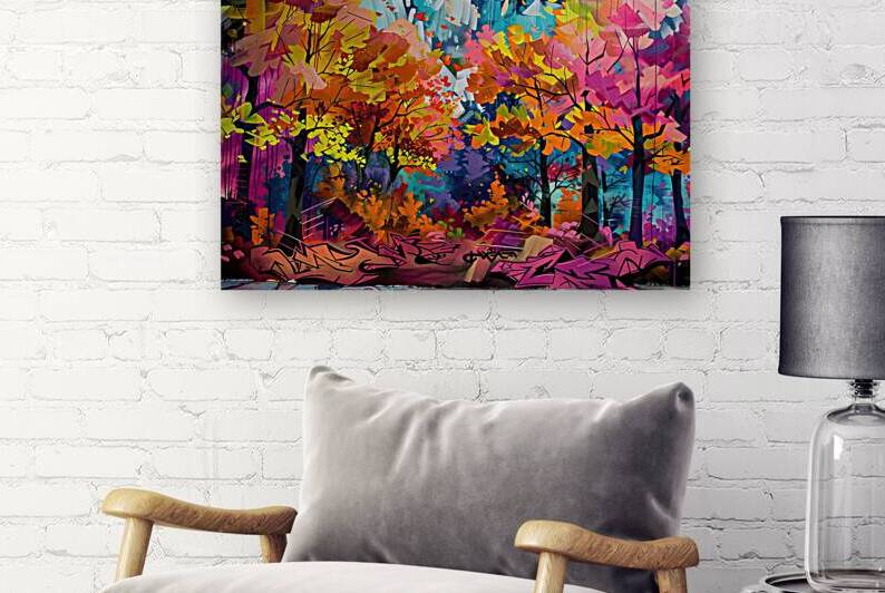 Autumn Symphony Graffiti Y92C3H 60 by Abstract Rebellion