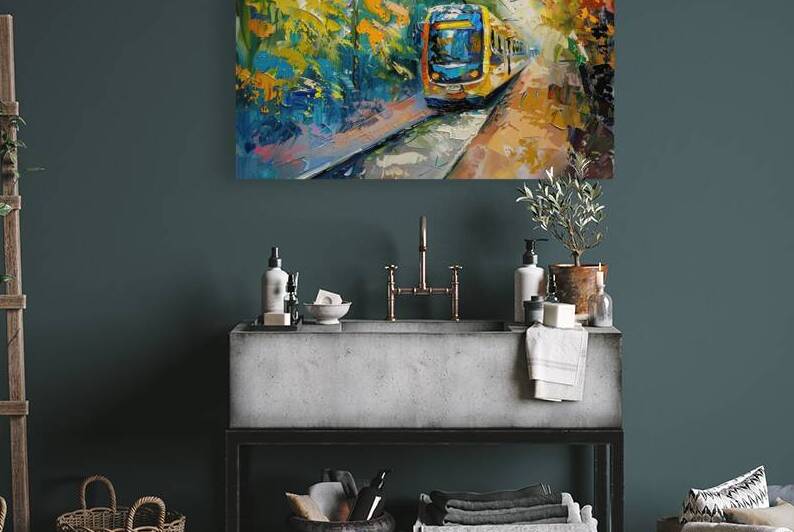Autumn Tram Passage 92HJ5B 57 by Abstract Rebellion