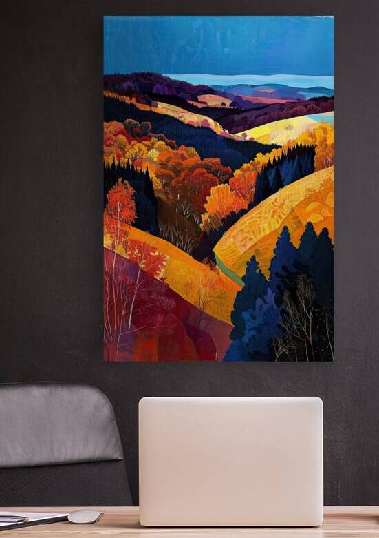 Autumn Valley Glow H92P3Z 55 by Abstract Rebellion