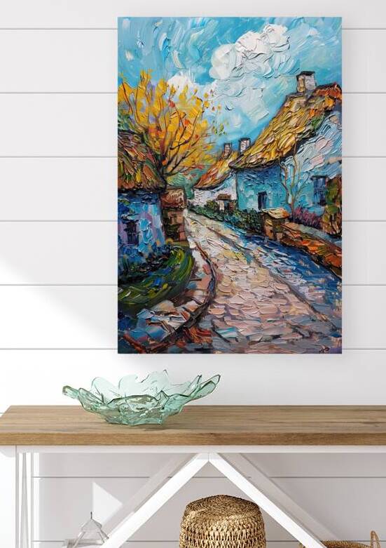 Autumn Village Lane 9H2N5Z 57 by Abstract Rebellion