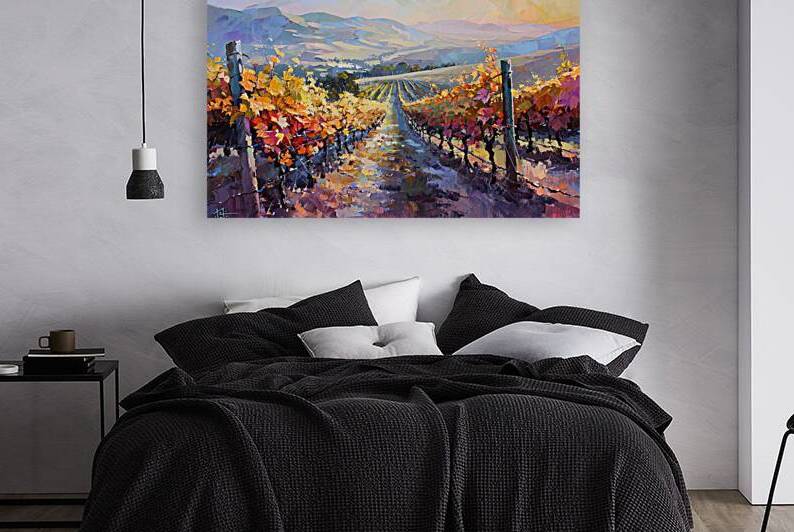 Autumn Vineyard Glow H2N9P2 54 by Abstract Rebellion