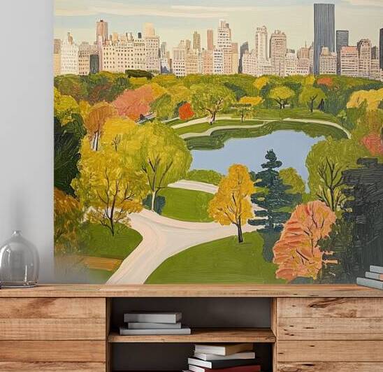 Autumn Vista Over Park H92N5Z 55 by Abstract Rebellion
