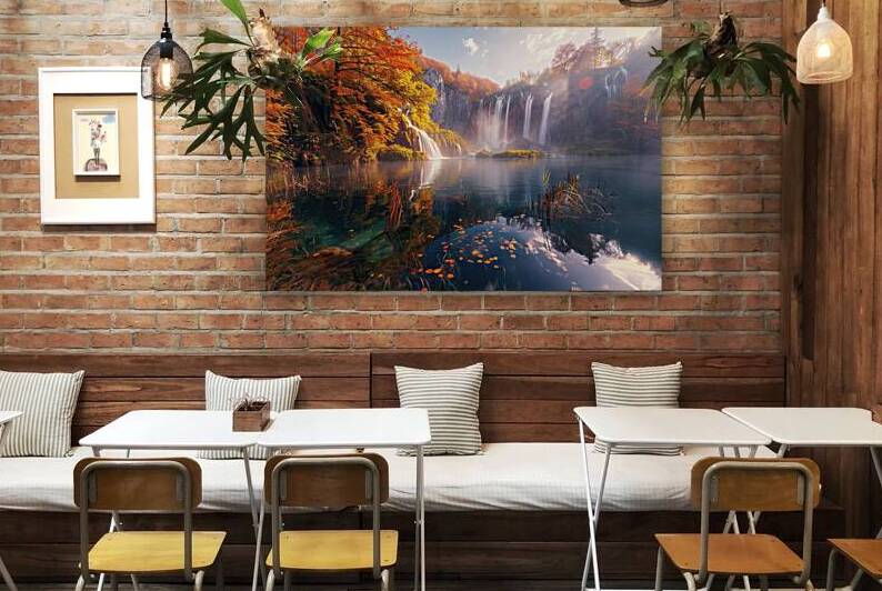 Autumn Waterfall Glow 92HJ5P 66 by Abstract Rebellion