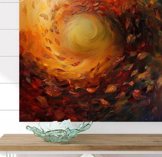 Autumn Whirlwind NH94B2 65 by Abstract Rebellion