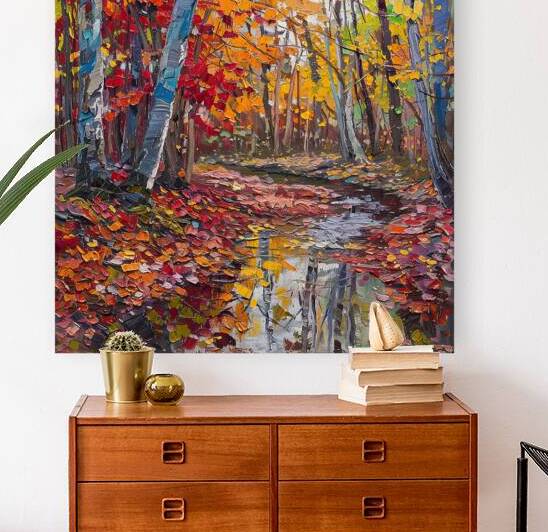 Autumn Whispers By Stream 7P3H2N 65 by Abstract Rebellion