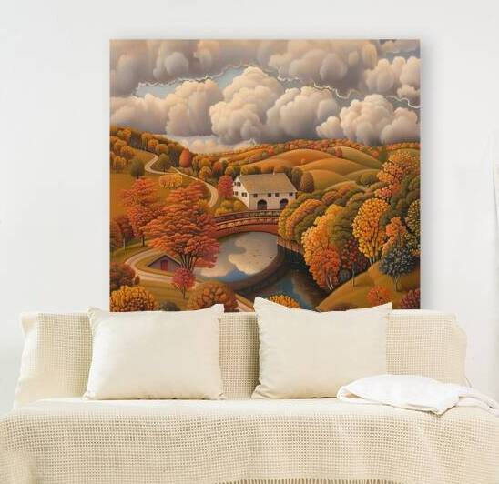 Autumnal Bridge Harmony 7294PB 48 by Abstract Rebellion
