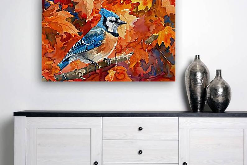 Azure Autumn Melody JH92N3 55 by Abstract Rebellion
