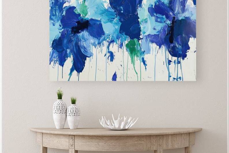 Azure Bloom Cascade 2493N 58 by Abstract Rebellion