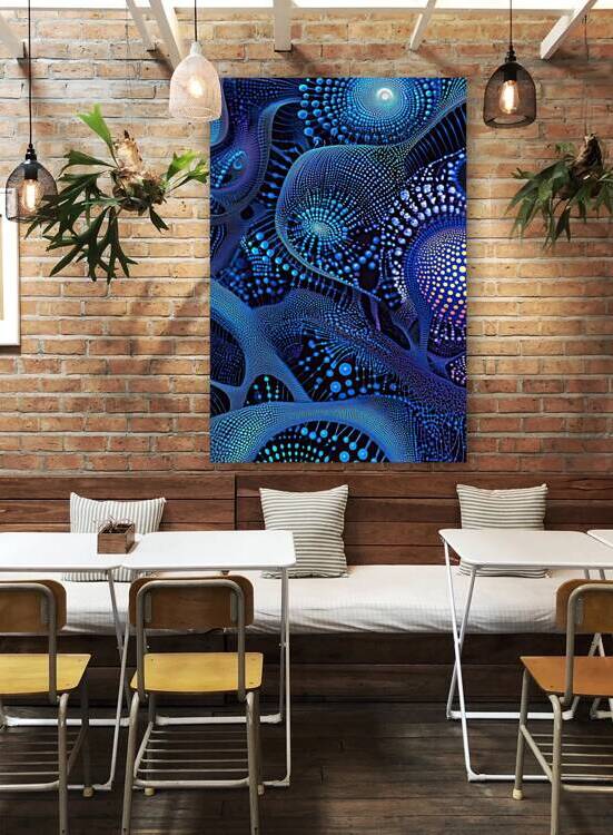 Azure Bloom Network H9P4N2 57 by Abstract Rebellion