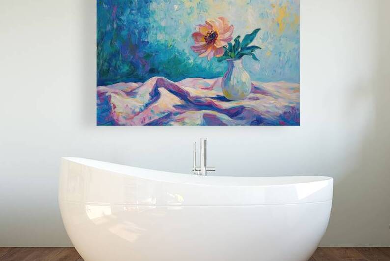 Azure Bloom Still Life H2N9P2 48 by Abstract Rebellion