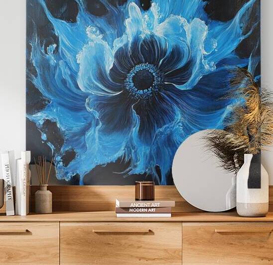 Azure Bloom Nocturne H2N9P2 57 by Abstract Rebellion