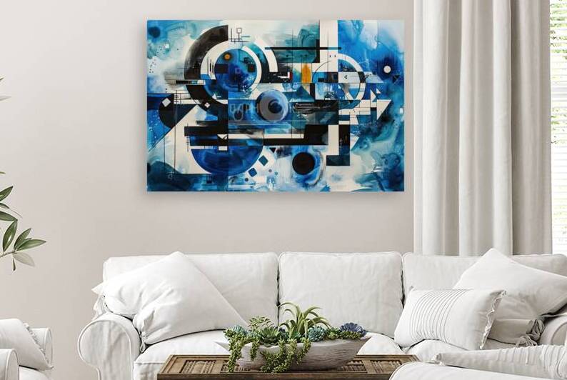 Azure Blueprint NH7392 58 by Abstract Rebellion