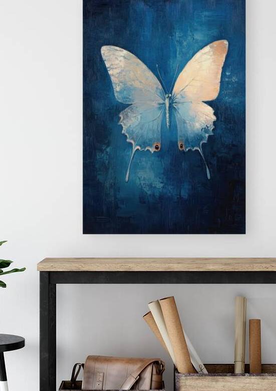 Azure Butterfly Nocturne H2N9P2 62 by Abstract Rebellion
