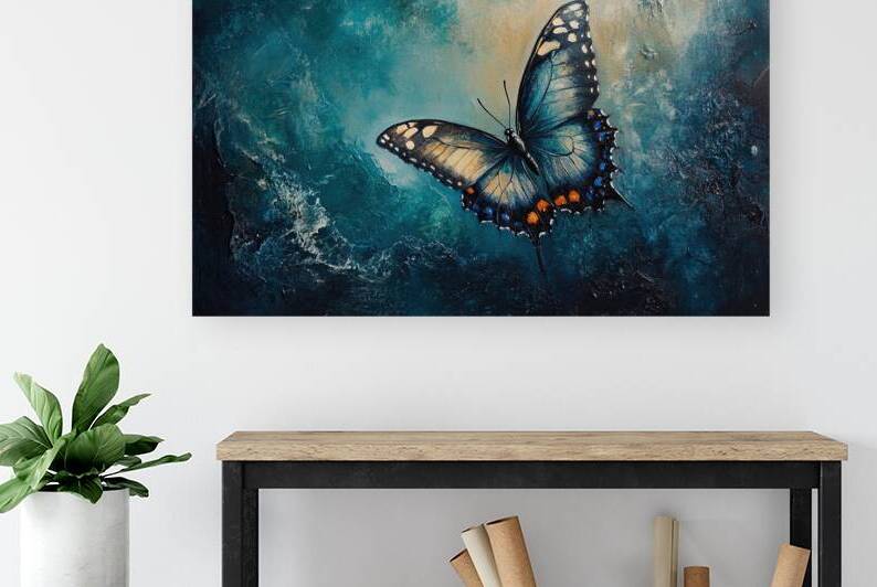 Azure Butterfly Soaring 92DH3P 60 by Abstract Rebellion