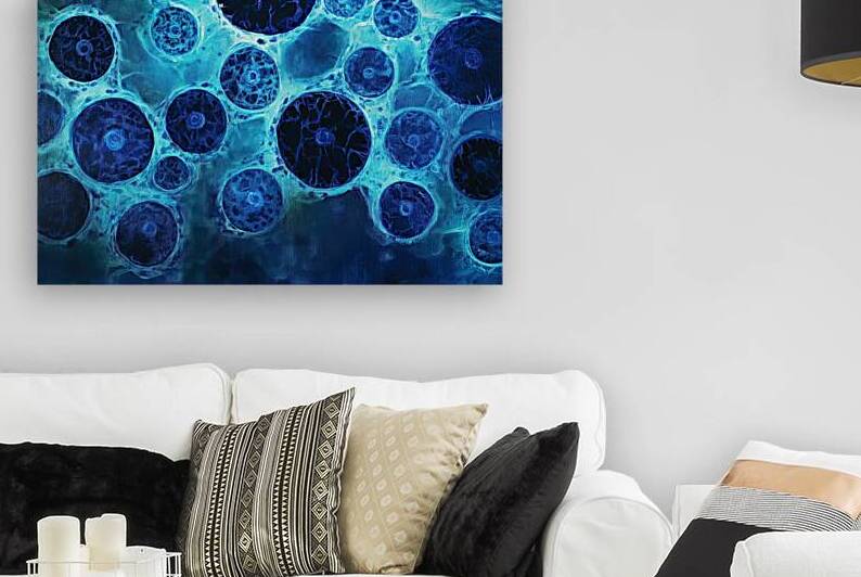 Azure Cellular Echoes H29PNZ 48 by Abstract Rebellion