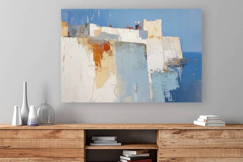 Azure Citadel By The Sea H92P3N 57 by Abstract Rebellion