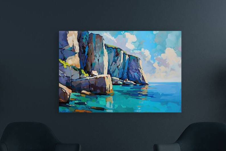 Azure Cliffside Glow 29HBNZ 58 by Abstract Rebellion