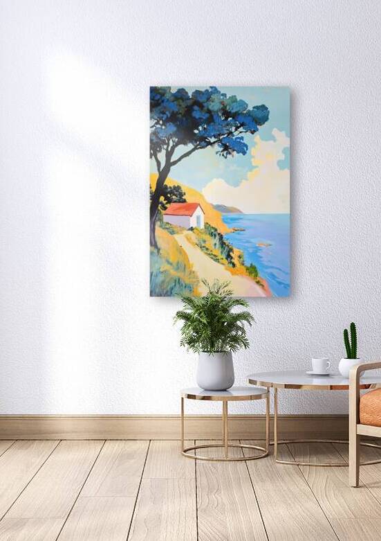 Azure Cliffside Sojourn 9P3N2H 58 by Abstract Rebellion