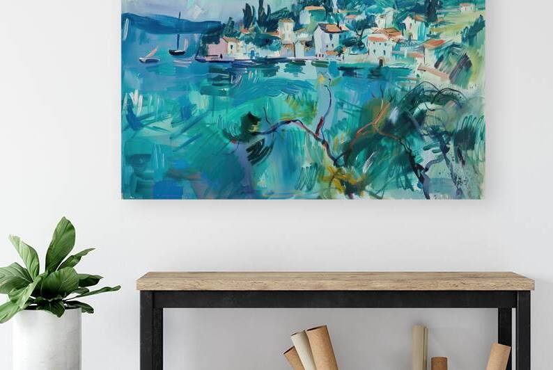 Azure Coastal Harmony 9P3N2H 57 by Abstract Rebellion