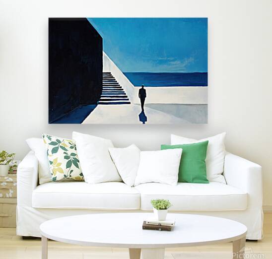 Azure Contemplation 9H2N7B 52 by Abstract Rebellion