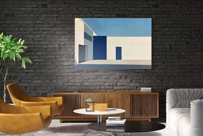 Azure Courtyard 7H9N2Z 53 by Abstract Rebellion
