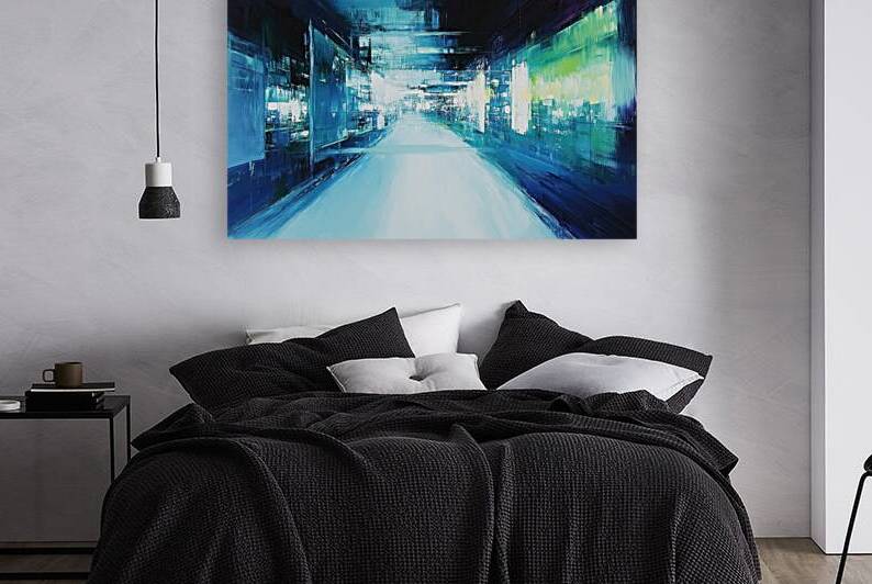 Azure Corridor NHG739 50 by Abstract Rebellion