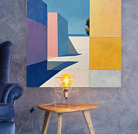 Azure Courtyard 7H9N2P 52 by Abstract Rebellion