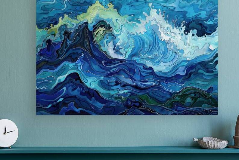 Azure Crest Wave H429PN 53 by Abstract Rebellion